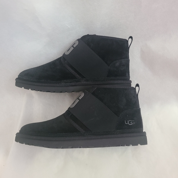 UGG Unisex Neumel ll Slipon in Black Ankle Boots Sz 10 - Picture 4 of 8